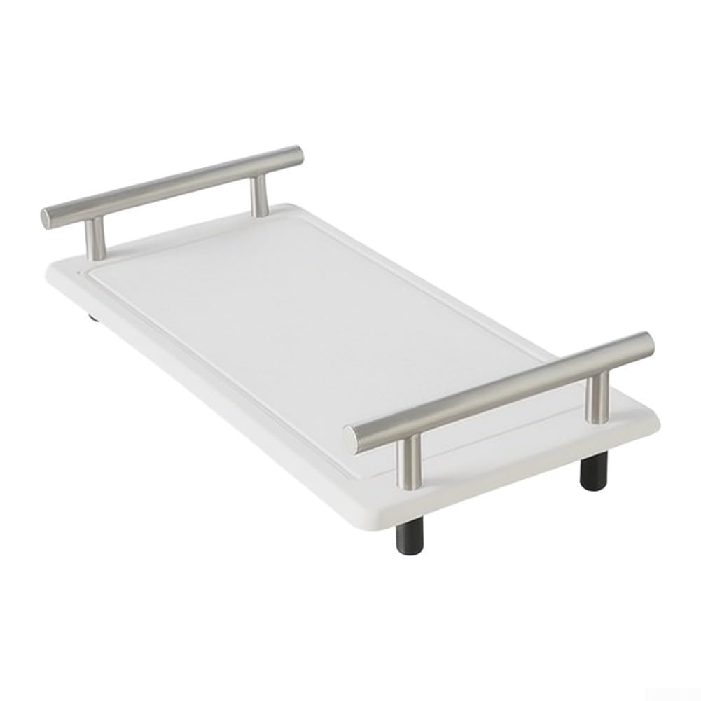 para Estante Vanity Diatomita con Metal Antioxidante para Estante(Silvery)