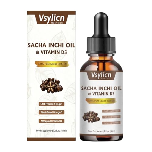 Omega 3 Fish Oil 2000mg Complex Rich in Vitamin D3 & Sacha Inchi Oil