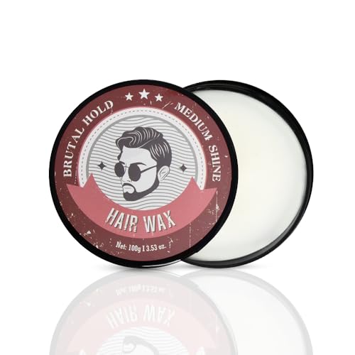 Cera para cabello 60g con fijación fuerte y brillo alto