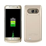 funda cargador samsung galaxy s6 edge plus [Alta Capacidad 150% De Potencia Extra y carga rápida] La poderosa batería recargable Li-polímero de 5200mAh proporciona efectivamente la vida útil de la batería 150% + extra a su S7 Edge , La salida de 2.0 A hace que el Galaxy S7 Edge se cargue completamente en aproximadamente 2-4 horas. Mantenga el Samsung Galaxy S7+ cargado todo el día.