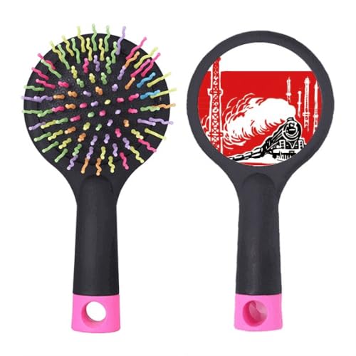 Brosse à cheveux démêlante anti-casse avec coussin pour cheveux épais