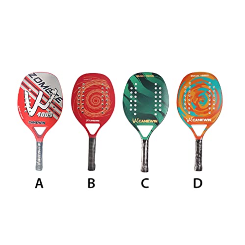 Raquete de tênis Camewin com bolsa de armazenamento Padel esportivo raquete portátil iniciante subst