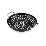 Farberware 5275080 Barbecue Nonstick Round Wok Topper, Black