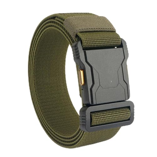 Tactical Quick-Release Belt with Aluminum Alloy Buckle for Men's Outdoor Training and Hunting Belt