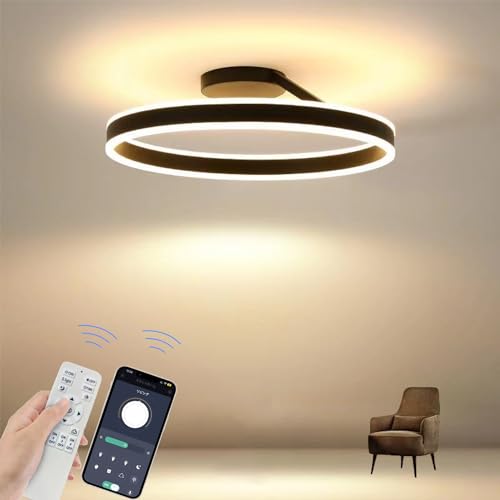 LED シーリングライト 小型 玄関 トイレ電気 蛍光灯 雰囲気ライト 洗面所 APP遠隔制御 無段階調光調色 照明器具 リモコン付き スマホ操作 6畳 8畳 10畳 12畳 台所 廊下 壁掛け 内玄関 ベランダ おしゃれ 長寿命 省エネ 工事不要 簡単取