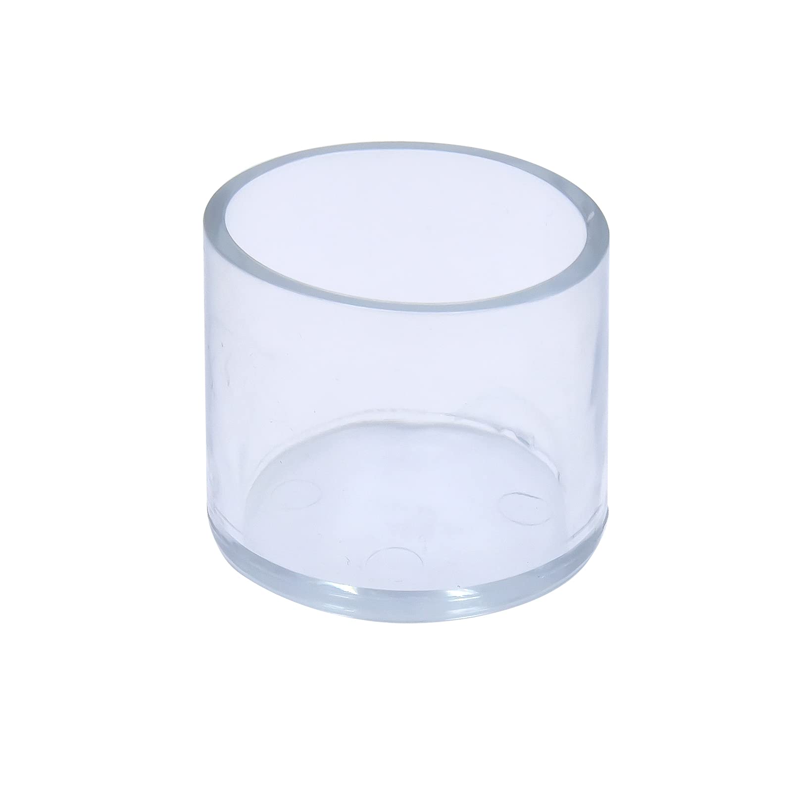 Flyshop 12 Pieces 38mm PVC Chair Leg Caps Round, Protective Caps for Chair Legs, Floor Protectors, Anti-Scratch, Durable Foot Covers, Transparent Furniture Feet Gliders