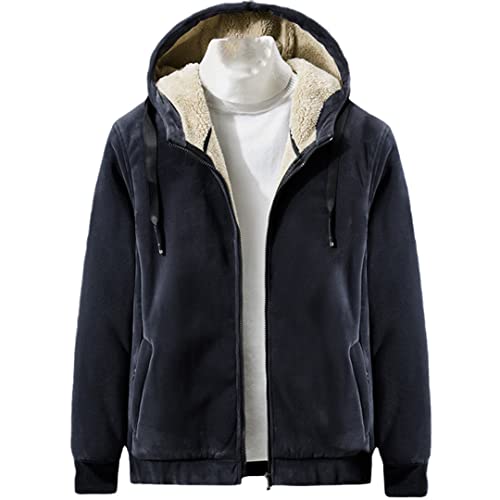 Sweat à capuche homme en cachemire épais luxueux et doux Vogrtcc 868 gris foncé