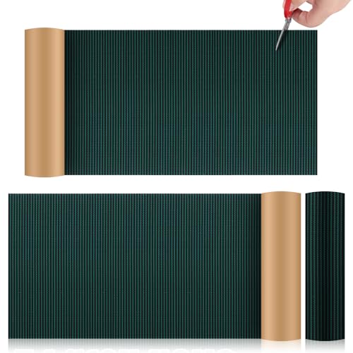 2 Rolls 8x48 inch Pool Patch Repair Kit Pool Safety Cover Patch Kit Self Adhesive Swimming Pool Cover Repair Kit Tear Resistant Patch for Inground Safety Pool Cover (Green)
