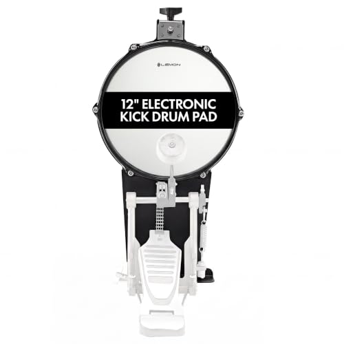 Lemon T550 12' Kick Electronic Drum Pad, Single-Zone Mesh Head