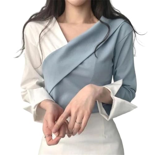 Chemisier vintage manches longues femme fini les looks banals avec ce patchwork