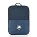 Da.Wa Sac de rangement pour chaussures de voyage Oxford étanche pliable pour 3 paires de chaussures portable pour homme et femme, Bleu marine