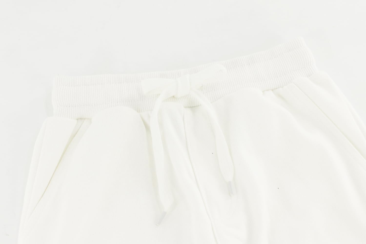 BINIDUCKLING Pantalon de jogging uni pour garçons et filles, pantalon de survêtement classique avec cordon de serrage, poignets élastiques, pantalon de jogging pour enfants, pantalon d'école
