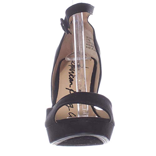 American Rag Womens Reeta Peep Toe Ankle Strap D-Orsay Pumps, Black, Size 9.52