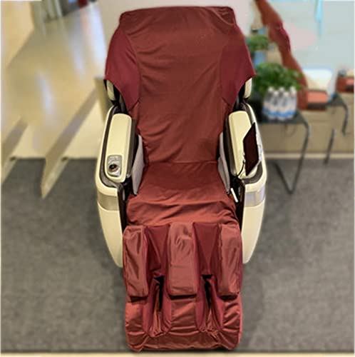 Housse de chaise de massage lavable contre l'usure du fauteuil rouge
