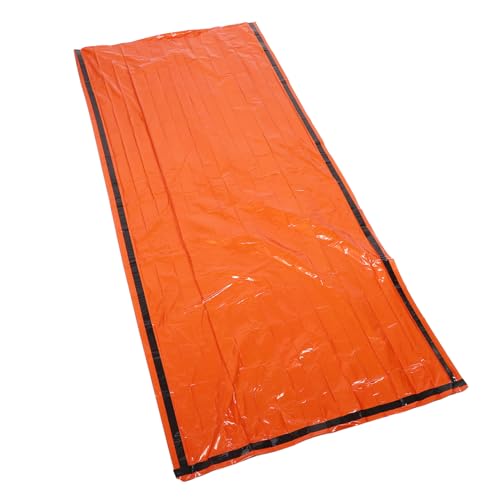 UPKOCH Emergency Survival Bivy Sack with Reflective Design for Camping Hiking and Outdoor Emergency Situations Thermal Heat Retention Versatile Outdoor Gear