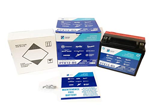 Batería PTX12-BS Original Piaggio sellada YTX12-BS