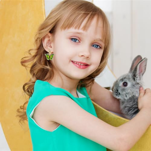 30 Pairs of Cute Clip-On Earrings Pack – Non-Pierced, Adjustable Copper Ear Clips with Charming Designs3