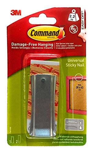 Image of Command Strips 17047 Large Command Sawtooth Sticky Nail Hanger