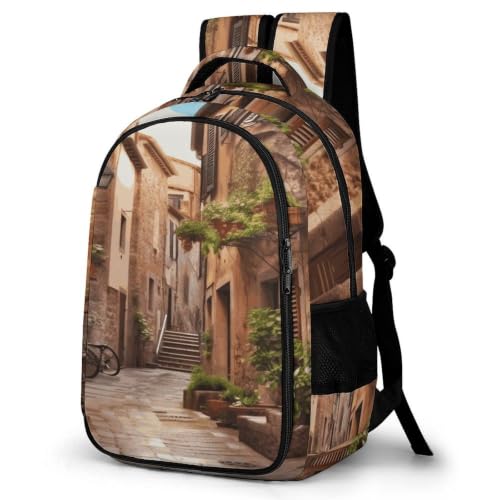 Mochila de viaje italiana portátil antirrobo con puerto USB
