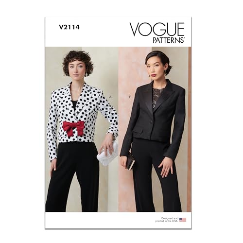 Vogue Patrons de couture V2114Y5 Vestes pour femme Y5 46-54