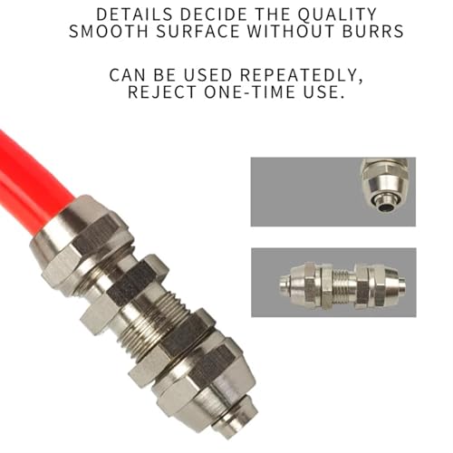 Conector neumático KL-PM6 de cobre premium con rosca recta de alta gama 5