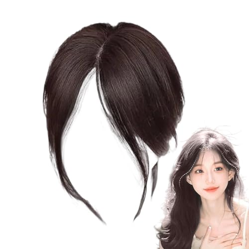 Frange de cheveux synthétiques aspect naturel et respirant