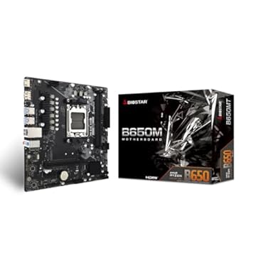 Placa mãe AM5 Biostar B650MT (M-ATX/DDR5/M.2/USB-C)