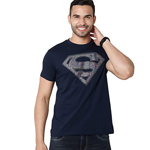 Image of Free Authority Mickey & Friends Printed Regular Fit Green Cotton Men's T-Shirt