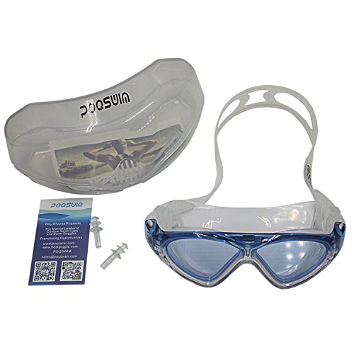 Aqua Swimming Goggles - 5 Colors can Choose with Plastic Carrying Case