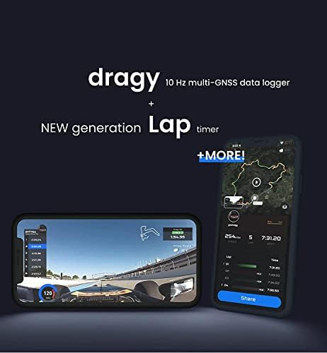 Nowy miernik wydajności oparty na GPS Dragy, Laptimer GPS do 25 Hz, nakładka wideo dla motocykli (DRG70)