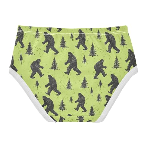Little Girl Underwear Toddler Panties Kids Undies Bigfoot Soft Cotton Briefs 2T-8Y2