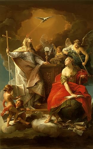 Toile murale Allégorie de la religion par Batoni - Solution déco grand format 60x90