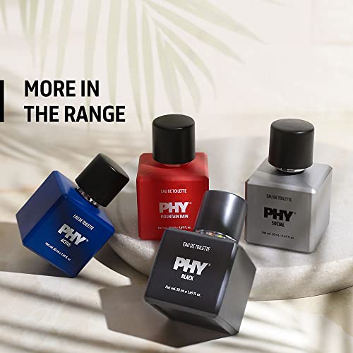 Image of Phy Arctic | Eau De Toilette | Icy Aqua + Energizing Patchouli | Icy Freshness | Premium Fragrance For Men | Everyday Perfume | Long-Lasting Fragrance | 100% Vegan | 50 ml