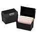 Oxford : Plastic Index Card Flip Top File Box Holds 500 5 x 8 Cards, Matte Black -:- Sold as 2 Packs of - 1 - / - Total of 2 Each