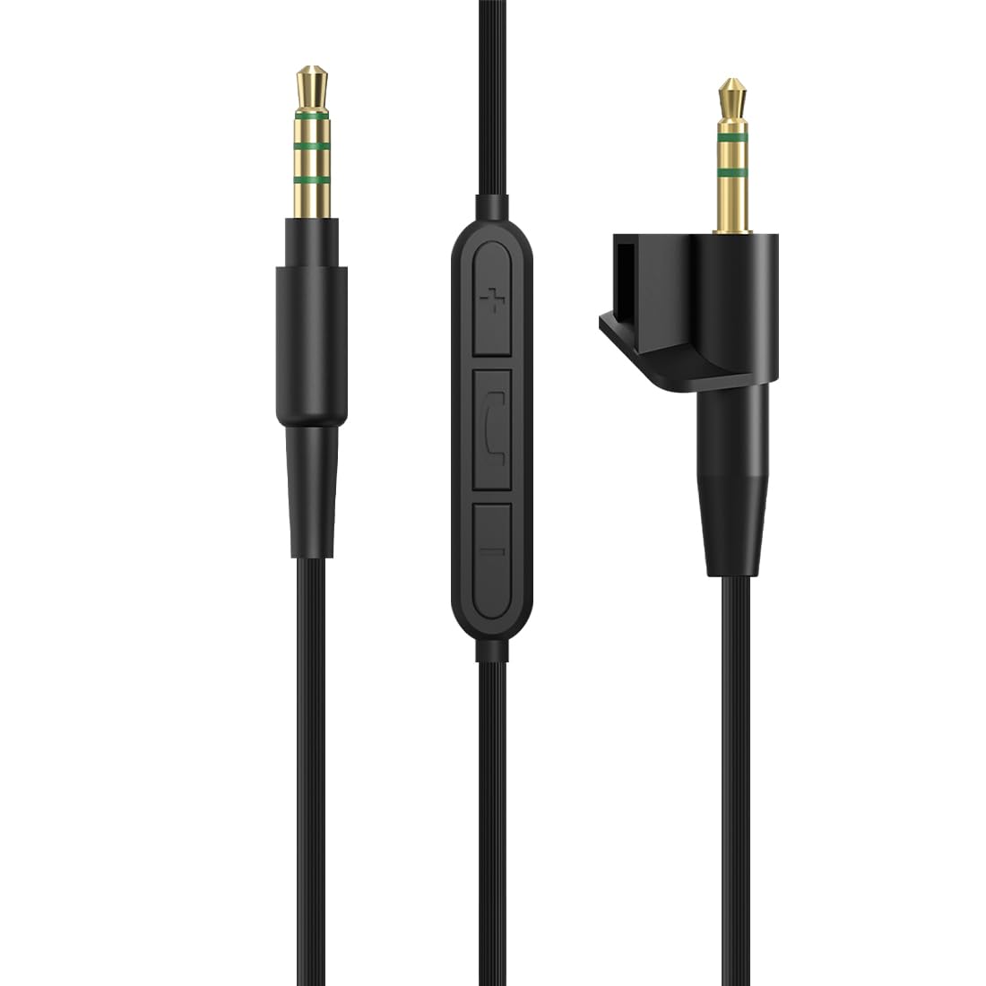 Geekria Replacement Earpads & Audio Cable for Bose AE2/AE2i/AE2w, Memory Foam Cushions and in-Line Mic & Volume Control (Cable + Earpad)