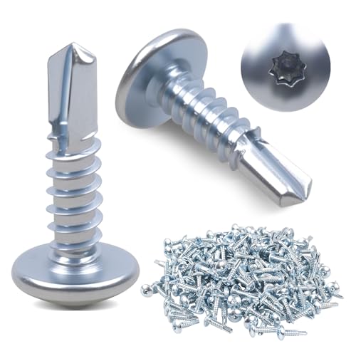 Lakapre white self-tapping screws