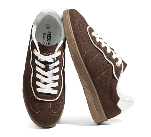 Women Retro Cour Fashion Sneakers Casual Low Top - image 1