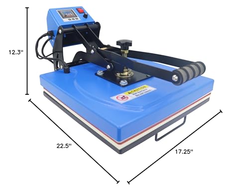 Royal Press 15"X15" HEAT PRESS Industrial-Quality 15 Inch X 15 Inch Color Led Digital Sublimation Transfer Machine T-Shirt Heat Press Machine thumb #6