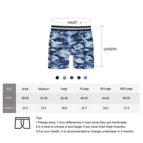 Bamboo Cool Fsc&Ecobamboo Men's Underwear Boxer Briefs Camouflage Bamboo Viscose Boxers Underwears Open Fly Pouch (4 Pack)… #TOP6