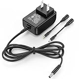 HIENADTOR 14V Charger for Acoustic Research AWSF100 AWSEE3 AWSF100BK AWSEE3BK AWSEE320 BLJ15W140100P1-U Portable Wireless Speaker, AC DC Power Adapter Cord for Acoustic Research AWSF100, UL Listed