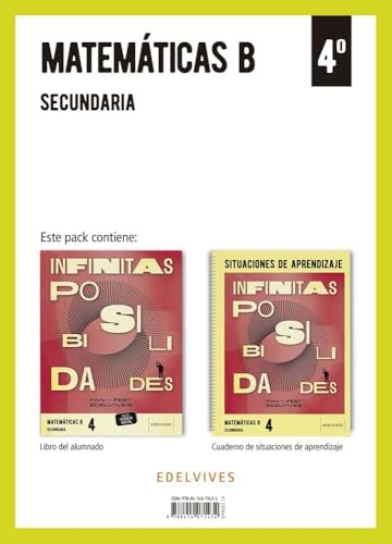 Portada de Proyecto: FanFest. Matemáticas 4 Secundaria [opción B]. Libro del alumnado + Cuaderno