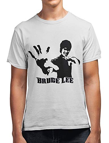Revind.442Revind 442 Bruce Lee Men's 100% Cotton Round Neck T-Shirt