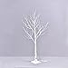 ECOLINEAR Prelit Birch Tree 48 LEDs Light Silver Twig Warm White White Branches (4 Feet) Home Festival Party Christmas Indoor and Outdoor