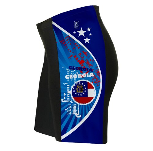 Georgia Cycling Shorts for Men - Size 4XL Black