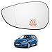 Price comparison product image BIAREN Wing Mirror Glass Left Passenger Side For Ford Fiesta Mk7 2008-2017 1531444 8A6117K741DC Wing Mirror Glass + Back Plate