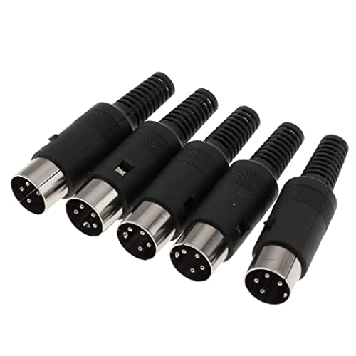 Conector DIN macho Milageto de 4 pines para optimizar el cableado de tus equipos de audio MIDI 6