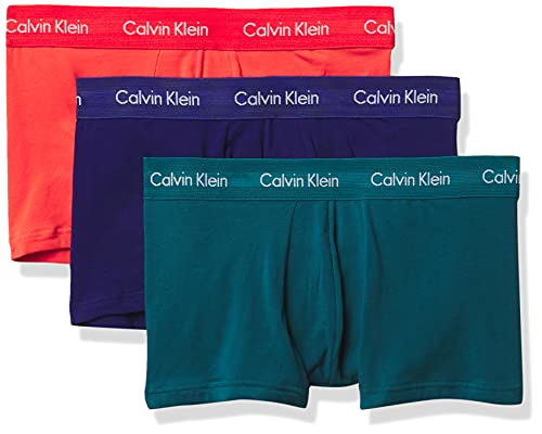 Image of Calvin Klein Cotton Stretch 3 Pack Low Rise Trunks