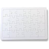 Amazon Kdc ホワイト無地パズル ラージピース 24p 2枚組 ジグソーパズル おもちゃ Amazon Kdc ホワイト無地パズル ラージピース 24p 2枚組 ジグソーパズル おもちゃ