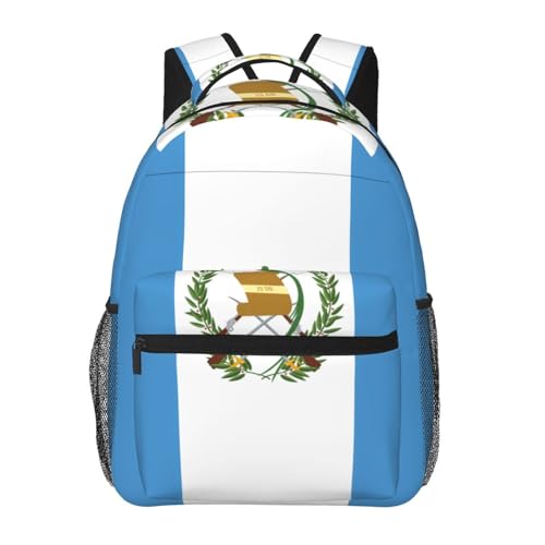 Sac à dos tendance motif Guatemala grand volume pour école et voyage