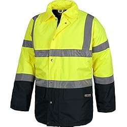 Tienda Online De Ropa De Trabajo Teamwork Cazadora de Trabajo. Parka de Alta Visibilidad Reflectante combinada en el Cuerpo.